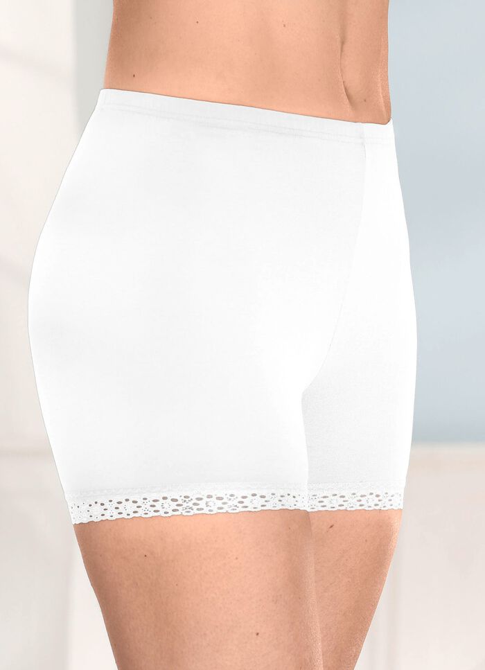 Trepack byxor med elastisk sn&ouml;rning i bensluten 