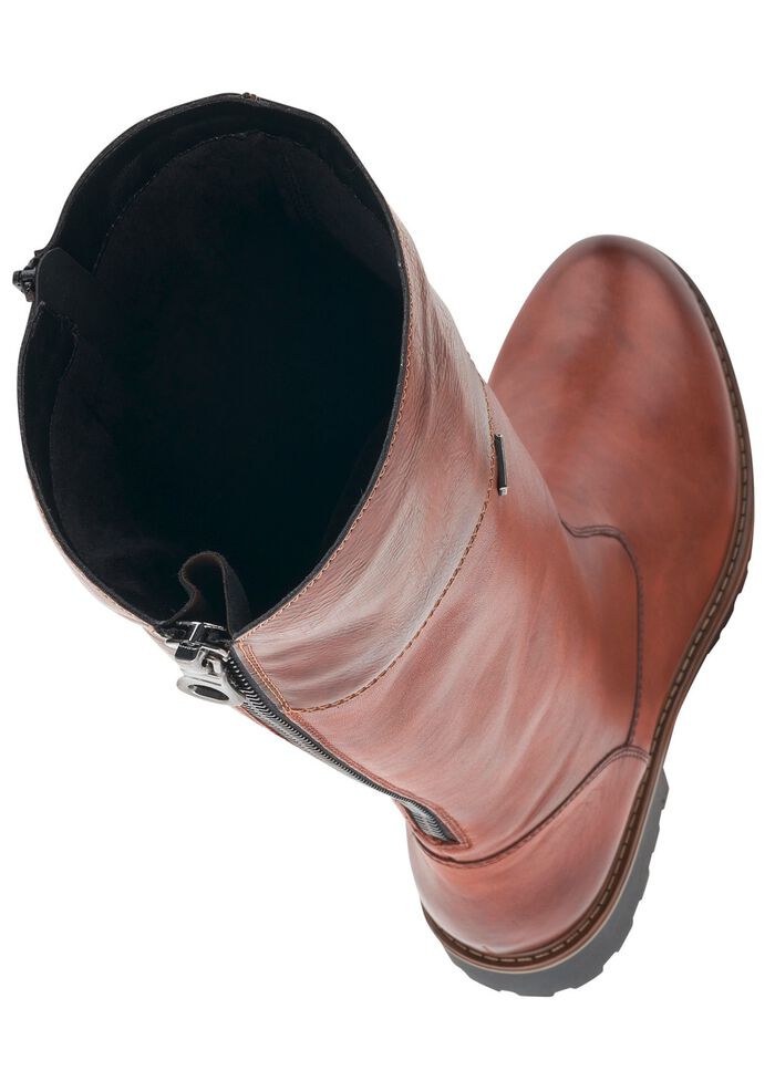 Remonte, fodrade damst&ouml;vlar, vinterskor, vidd G, med dragkedja MARONE MOCHA