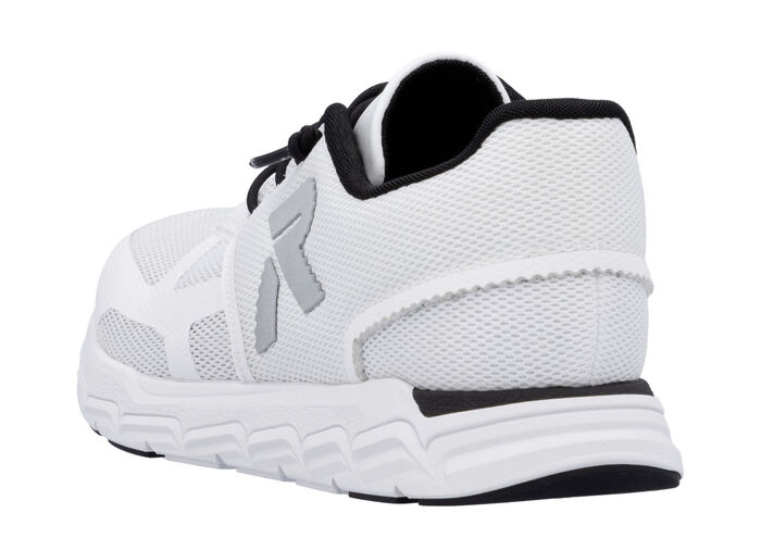 Rieker sneakers gjorda av delvis belagt meshmaterial WEISS