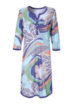 Nattlinne med knappsl&aring;, kn&auml;l&aring;ng med 3/4-l&aring;nga &auml;rmar 