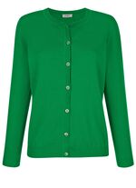 Ren bomullskofta GR&Ouml;NT