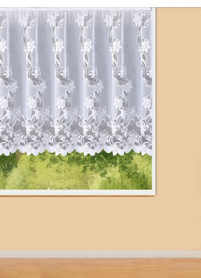 Blomsterf&ouml;nster-butik med veckband 