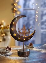 Upplyst metallm&aring;ne 