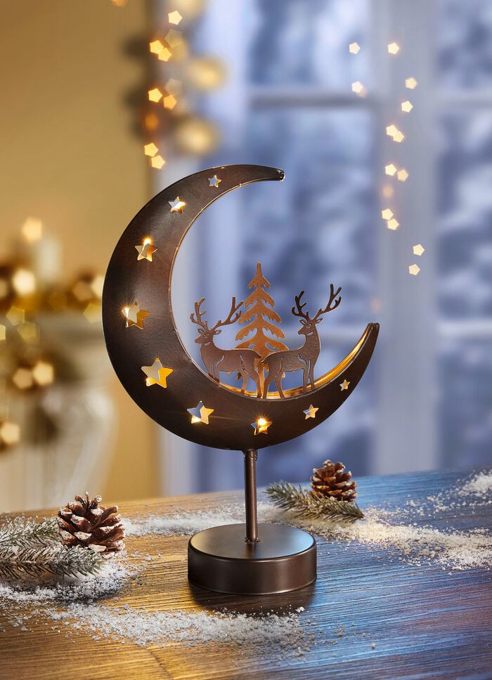 Upplyst metallm&aring;ne 