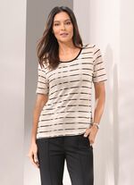 2-i-1 skjorta med kontrastpanel 