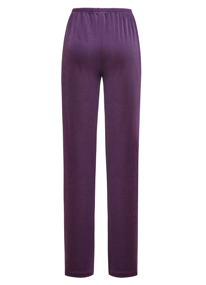 Byxor med elegant glans i extra korta storlekar 