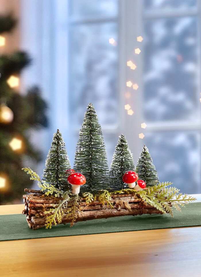 Julgrans-/svamparrangemang 