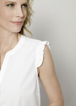 Blus med volanger 