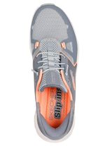 SKECHERS tr&auml;ningsskor med gjuten slip-in h&auml;lplatta GR&Aring;-ORANGE