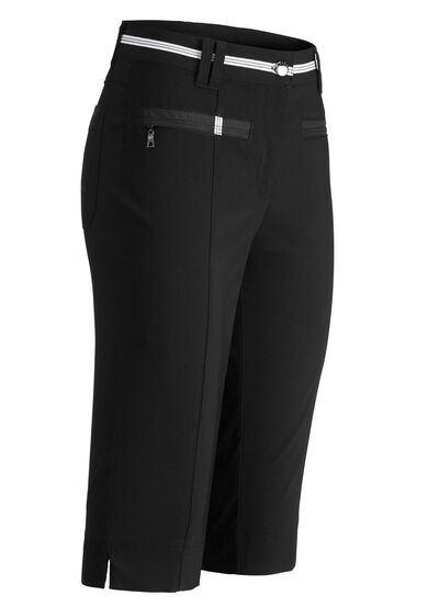 Genomarbetade bermudashorts 