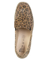 ELENA EDEN, eleganta damtofflor, vidd G, med uttagbar fotbädd BRAUN