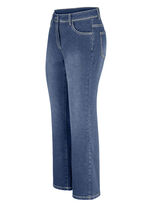 Bootcut jeans SVART-VITT