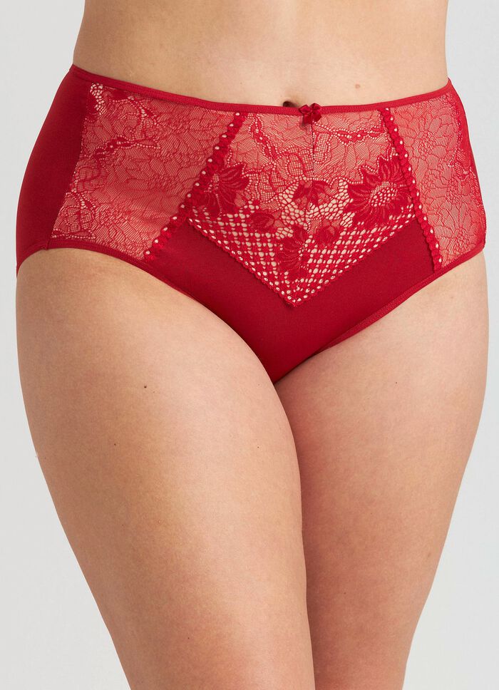 Miss Mary trosor med fodrad elastisk spets ROT