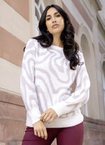 Tröja med elegant glittereffekt 