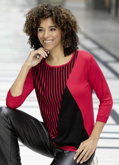 Tröja i mjuk, böljande finstickning  Tröja i mjuk, böljande finstickning