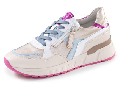 Gabor, trendiga damsneakers, vidd H, med uttagbar fotb&auml;dd 