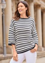 tr&ouml;ja i randig design 