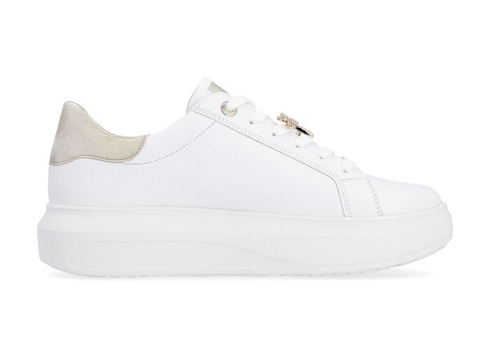Sneakers med trollslända metallsmycken VITT GULD