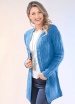 Kofta i en strukturerad mix AZURBL&Aring;