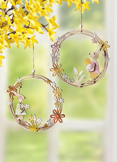 Tr&auml;h&auml;ngare i set om 2 