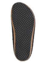 Eleganta damtofflor, bredd G, tillverkade av jungfruull, s&ouml;ml&ouml;st handfiltade 