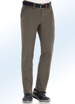 Termobyxor i 4 f&auml;rger med sidfickor OLIV