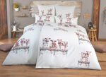 Sängset i polycotton med dragkedja 