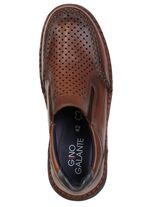 GINO GALANTE, bekv&auml;ma herrtofflor, bredd H, med uttagbar fotb&auml;dd 