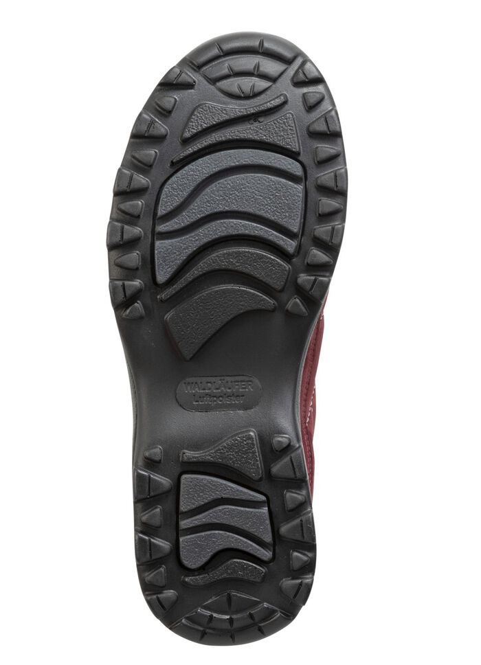 Waldl&auml;ufer sn&ouml;rsko tillverkad av nubuckl&auml;der fr&aring;n n&ouml;tkreatur BORDEAUX