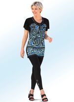 Tunika med dekorativa ringar och &auml;delstenar 