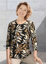 Skjorta med 3/4-&auml;rmar 