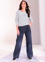 Jeans med formad midja 