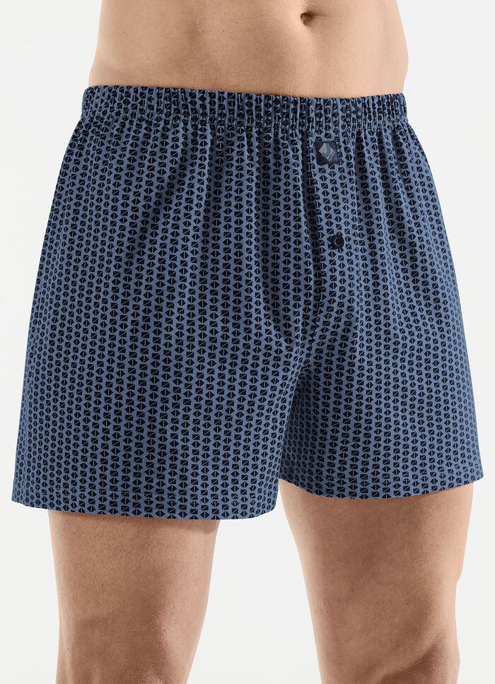 Fempack boxershorts med heltäckande design, 