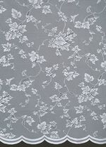 Halvtransparent rullgardin med b&ouml;jd &auml;nde 