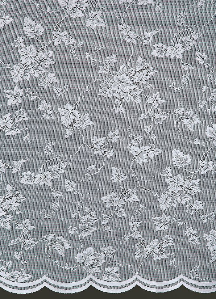 Halvtransparent rullgardin med b&ouml;jd &auml;nde 