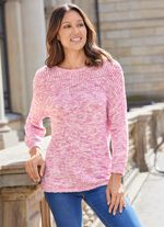 Tr&ouml;ja med melerade detaljer 