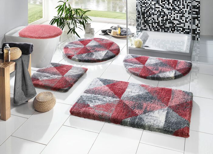 Badrumsset fr&aring;n Grund med geometrisk design 