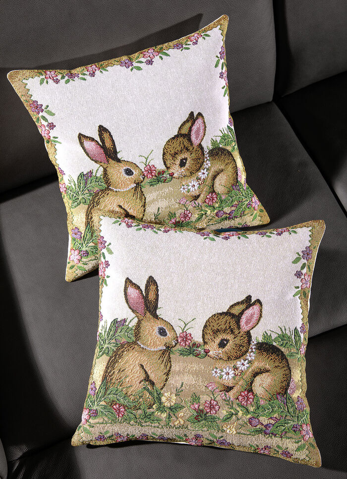 Bunny Tapestry Kuddfodral Set om 2, 