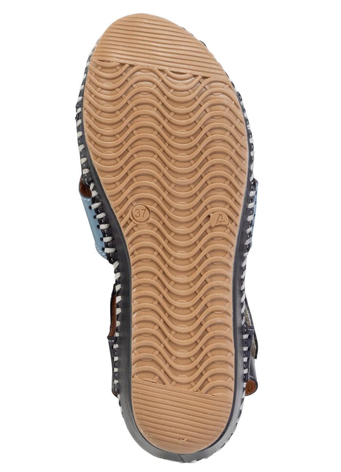 ELENA EDEN sandaler i mjukt nappal&auml;der 