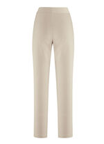 Ankellånga byxor i bekväm pull-on-stil BEIGE