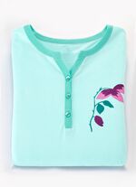 Tv&aring;pack nattlinnen med breda axelband och knappsl&aring; 