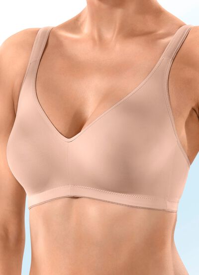 Naturana tv&aring;-pack bh med mikrofiber 