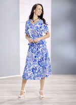 Blommig skjorttunika 