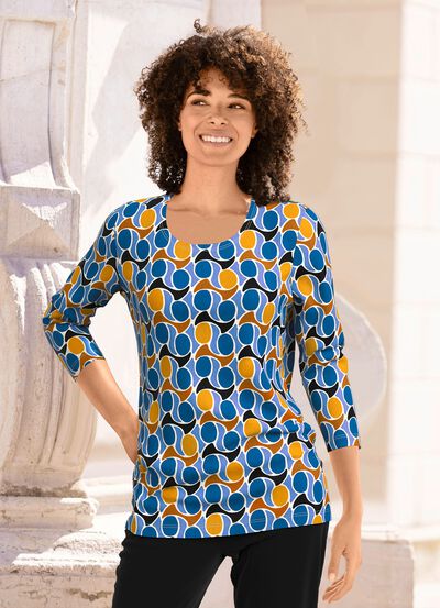 Topp med 3/4-l&aring;ng &auml;rm 