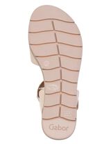 Gabor, moderiktiga damsandaler, vidd G, med res&aring;rband 