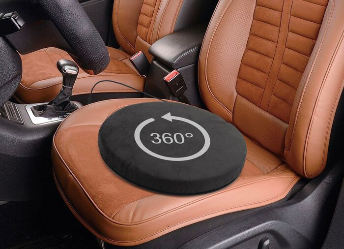 Relaxvital vridbar sittdyna med v&auml;rmefunktion 