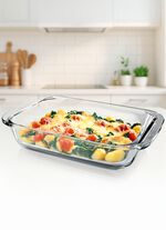 Praktisk fyrkantig ugnsform 1500ml 