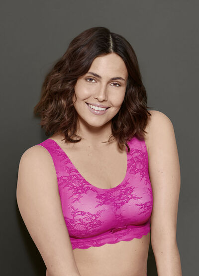 Superbekväm Anita-bh i elastisk spets 
