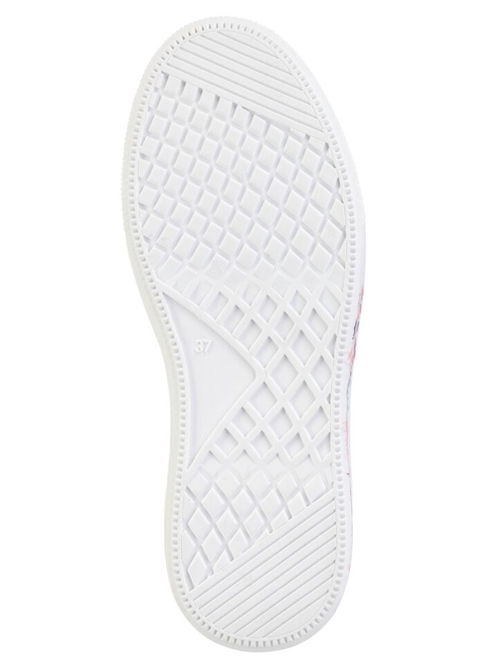 ELENA EDEN sneakers med blommig design VIT