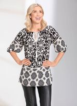 Tunika med Carmen-ringning 